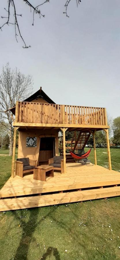 Tente Cabane Du Camping Hautoreille Bannes  외부 사진
