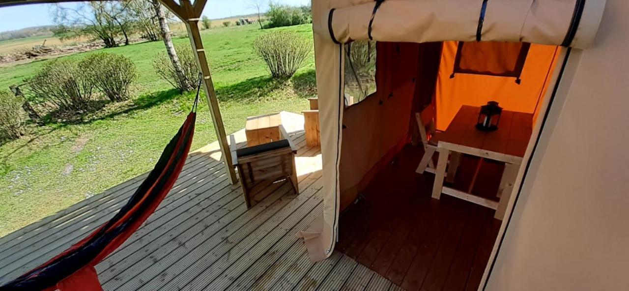 Tente Cabane Du Camping Hautoreille Bannes  외부 사진