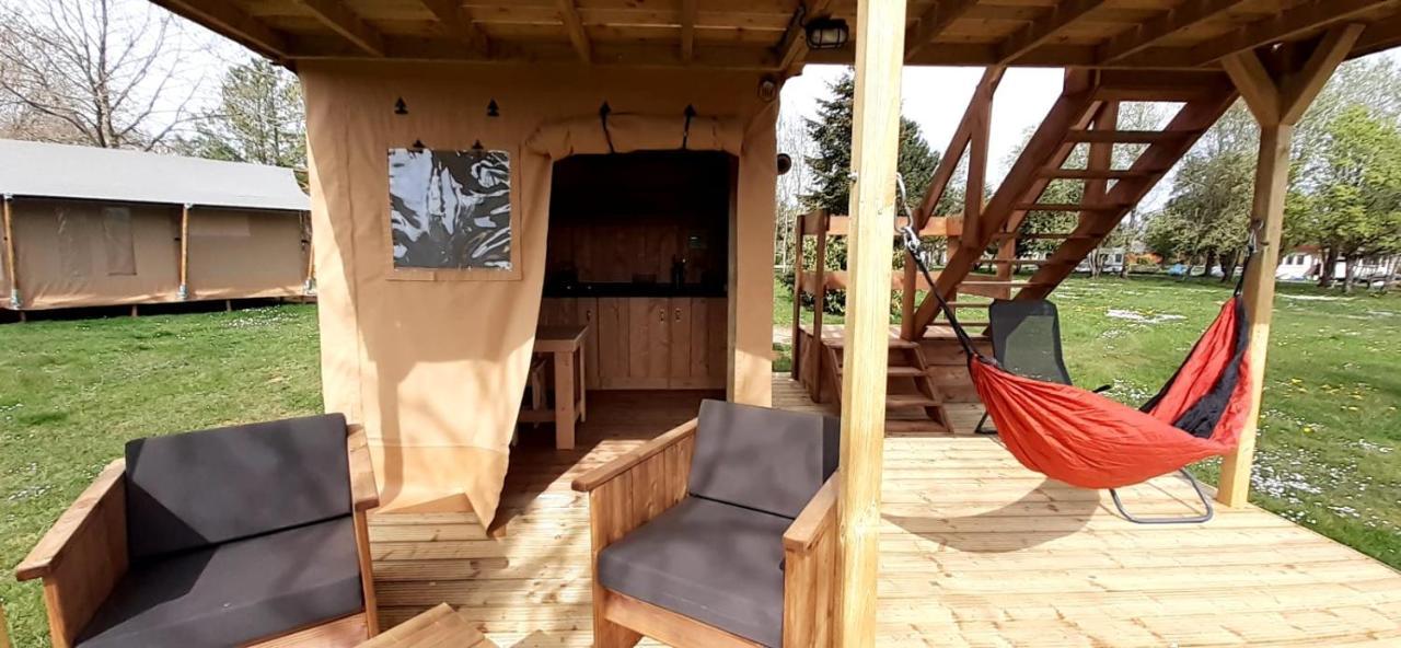Tente Cabane Du Camping Hautoreille Bannes  외부 사진