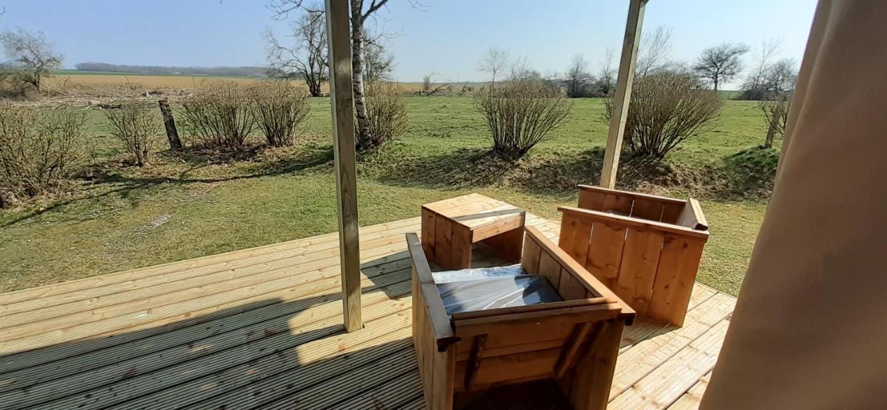 Tente Cabane Du Camping Hautoreille Bannes  외부 사진